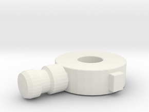 Replacement Knee Joint for Rockin' Action Megaman in White Natural Versatile Plastic