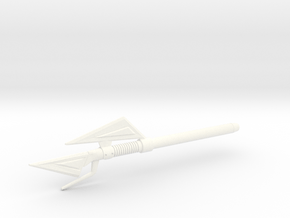 Vibro Spear / Trident for Legends Chop Shop in White Processed Versatile Plastic