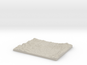 Model of North Tahoe Fire Protection District Stat in Natural Sandstone