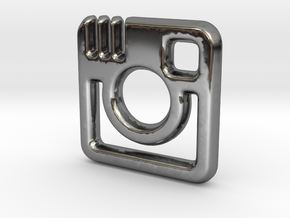 Insta Charm - 11mm in Fine Detail Polished Silver