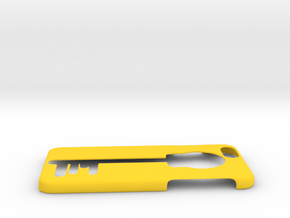 Apple iphone case in Yellow Processed Versatile Plastic