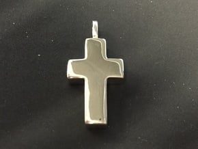 Cross for Pablo (Cruz) in Fine Detail Polished Silver