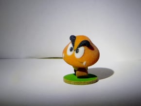 Mario - Goomba Mushroom in Full Color Sandstone