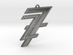 7&z pendant in Polished Silver