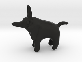 Anubis Dog in Black Natural Versatile Plastic