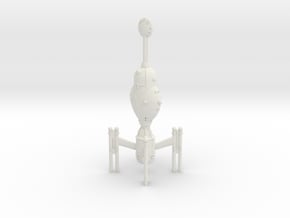 Invader Heavy Cruiser in White Natural Versatile Plastic