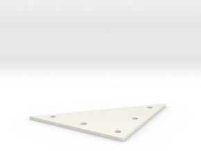 V-Slot 90 Degree Joining Plate in White Natural Versatile Plastic