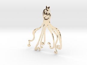 OCTOPUS in 14k Gold Plated Brass