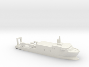 USSP Auxiliary Ship, 1/1800 in White Natural Versatile Plastic