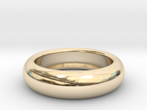 custom made  request Plain Ring size11 20.2mm in 14k Gold Plated Brass