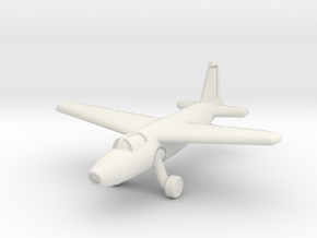 Heinkel He 178 1/285 6mm in White Natural Versatile Plastic