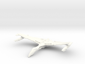 Valdore Class Refit Warbird Wings Up in White Processed Versatile Plastic