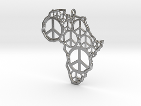 African peace in Natural Silver