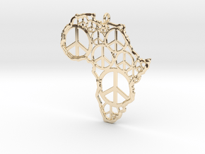 African peace in 14K Yellow Gold