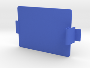 MIDI Sprout Battery Door 001 (snap) in Blue Processed Versatile Plastic