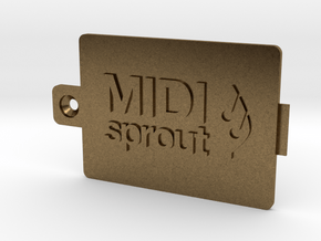 MIDI Sprout Battery Door 002a in Natural Bronze