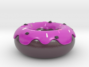 Spider Donut in Glossy Full Color Sandstone