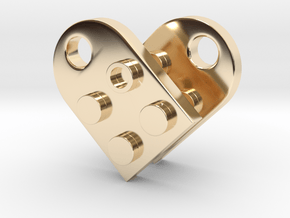 HeART of ART in 14k Gold Plated Brass