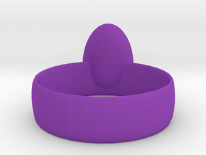 Egg ring! size 8 in Purple Processed Versatile Plastic