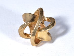 Soliton Pendant in Polished Bronze: Small