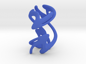 Sculpture #1 in Blue Processed Versatile Plastic