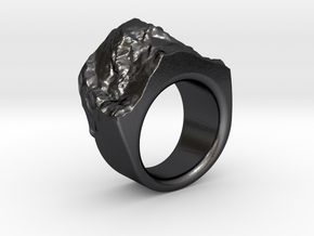 Ring Summit 3614 RockStraight in Polished and Bronzed Black Steel