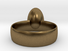 Egg ring! size 8 in Natural Bronze