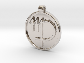 Zodiac KeyChain Medallion-VIRGO in Platinum