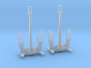 1/350 USN Stockell Anchor (30.000 lb.) in Smooth Fine Detail Plastic