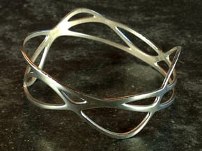 Harmonic Bracelet (67mm) in Polished Silver