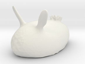 Sea Bunny in White Natural Versatile Plastic