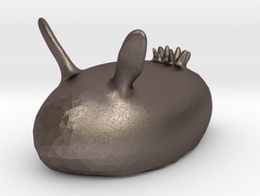 Sea Bunny in Polished Bronzed Silver Steel