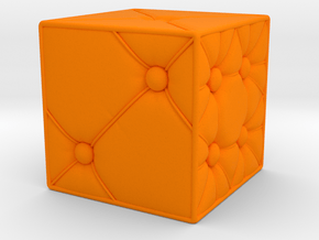 Furniture Dice D6 in Orange Processed Versatile Plastic