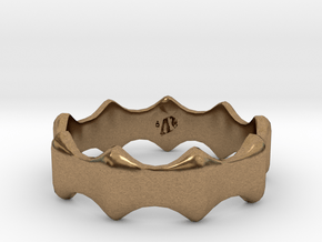 Bump Ring in Natural Brass: 6 / 51.5