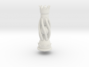 Galaxy Chess - Queen White in White Natural Versatile Plastic