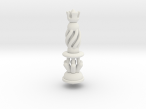 Galaxy Chess - King White in White Natural Versatile Plastic