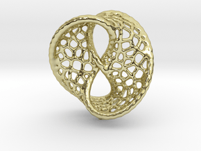 Infinity Pendant (Earrings) in 18k Gold Plated Brass