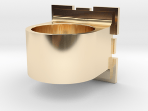 Compainion Cube Ring in 14K Yellow Gold