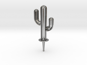 Medium Saguaro Cacti | Garden Jewelry in Natural Silver