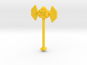 MiniFig NK Axe in Yellow Processed Versatile Plastic