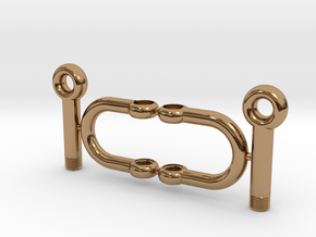 Jewelry-Shackles-M5 in Polished Brass