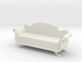 Period Sofa in White Natural Versatile Plastic