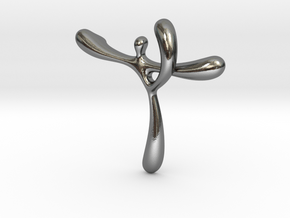 Olive Branch in Polished Silver
