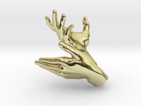 Deer - Hand Shadows in 18K Gold Plated