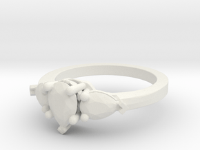 Ring 38 in White Natural Versatile Plastic
