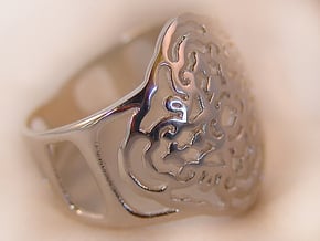 A Ring in Polished Silver