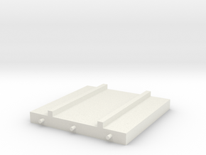 1/64 Platform Spacer in White Natural Versatile Plastic