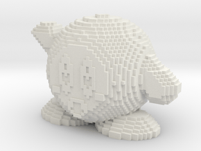 Minecraft Kirby in White Natural Versatile Plastic