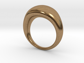 Globe Ring in Natural Brass: 8 / 56.75