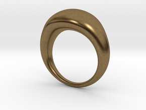 Globe Ring in Natural Bronze: 8 / 56.75